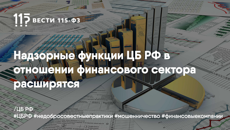 Цб в отношении финансовых