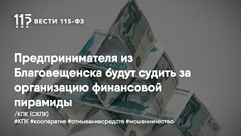 Предпринимателя из Благовещенска будут судить за организацию финансовой пирамиды